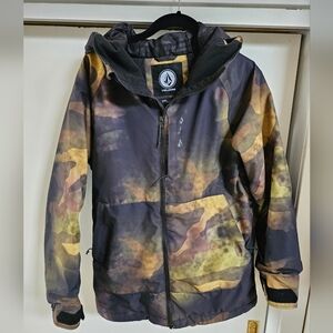 Volcom Boys Camo Snowboarding Jacket